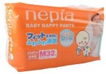 Подгузники-трусики, Nepia Baby Nappy (Непиа Бэби Нэппи) 7-10 кг р. M №32