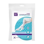 Чулки антиэмболические, Medhelp (Медхелп) р. L Интекс Элеганс 1 класс компрессии 18-21 мм с резинкой на силиконовой основе белые