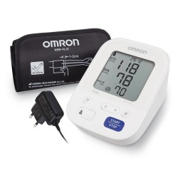 Тонометр автоматический, Omron (Омрон) M3 Comfort HEM-7155-ALRU М3 Комфорт на плечо с адаптером и умной манжетой Intelli Wrap Cuff 22-42 см