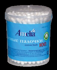 Ватные палочки Амелия 100 шт.