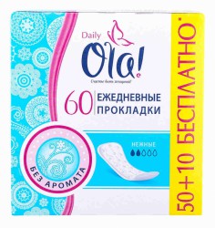 Прокладки женские ежедневные, Ola (Ола) №60 део