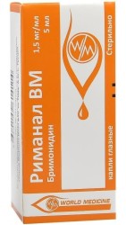 Риманал ВМ капли глазн. 1.5 мг/мл 5 мл